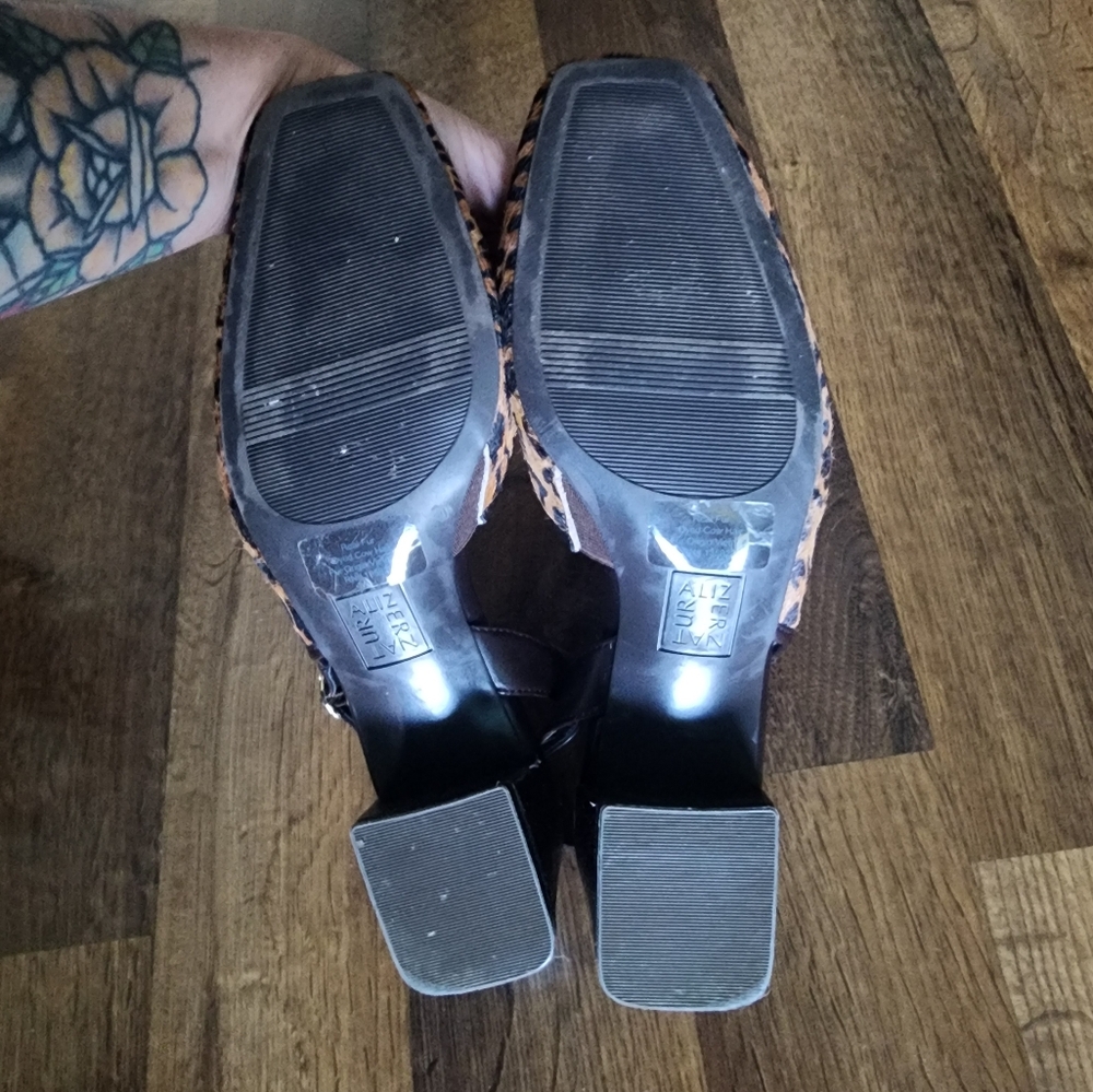 Naturalizer Leopard Print Slingback Block Heels - image 7